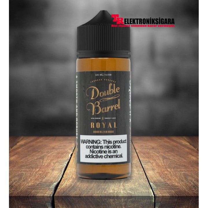 Double Barrel Royal Tobacco 120ml Premium Liquid