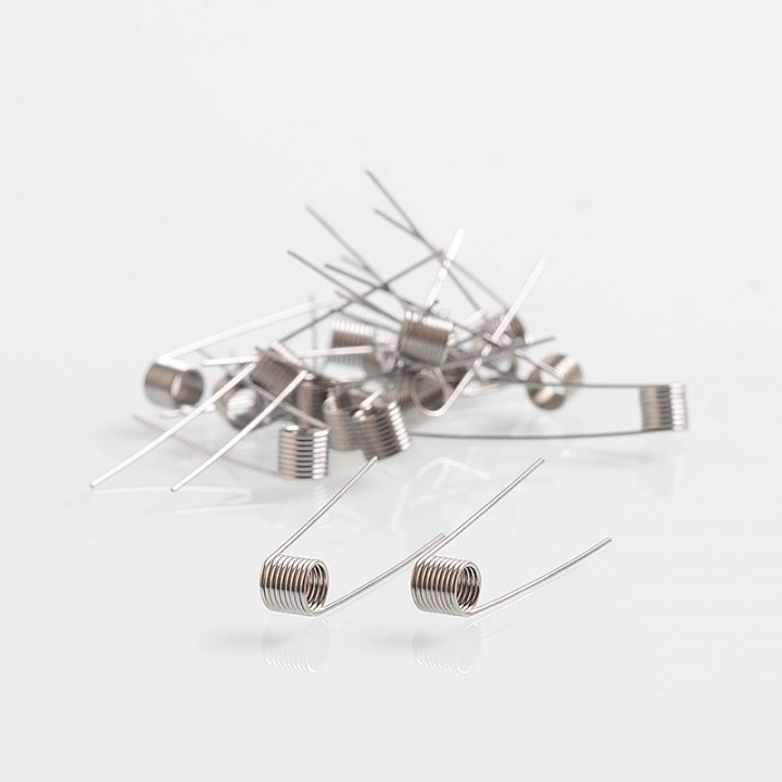 MTL Atomizer Pre-built Kanthal/SS316L Coil Wire 10-pack