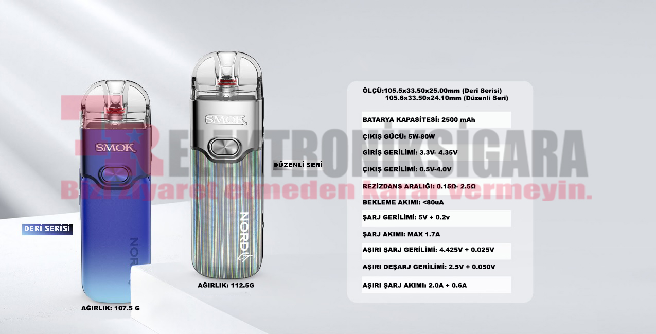Smok Nord 5 80W Pod Mod Elektronik Sigara