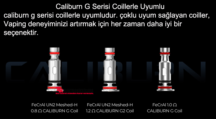 Uwell CALIBURN X Pod Mod Kit 850mAh Elektronik Sigara