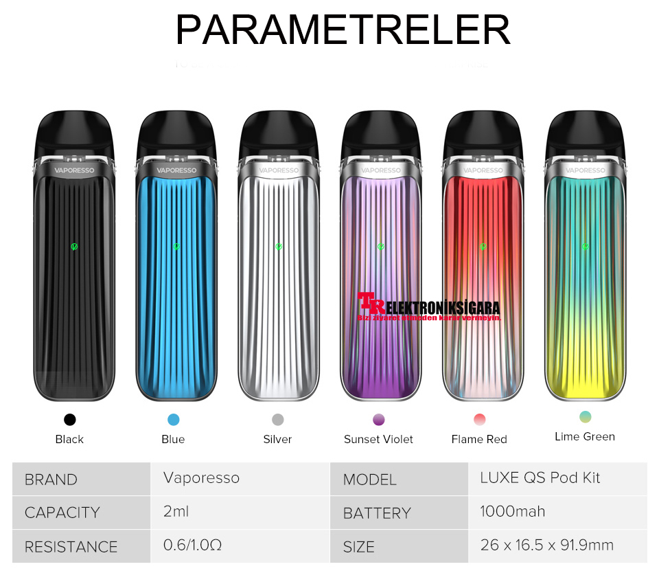 Vaporesso LUXE QS 1000mAh Pod Mod E-Cigarette