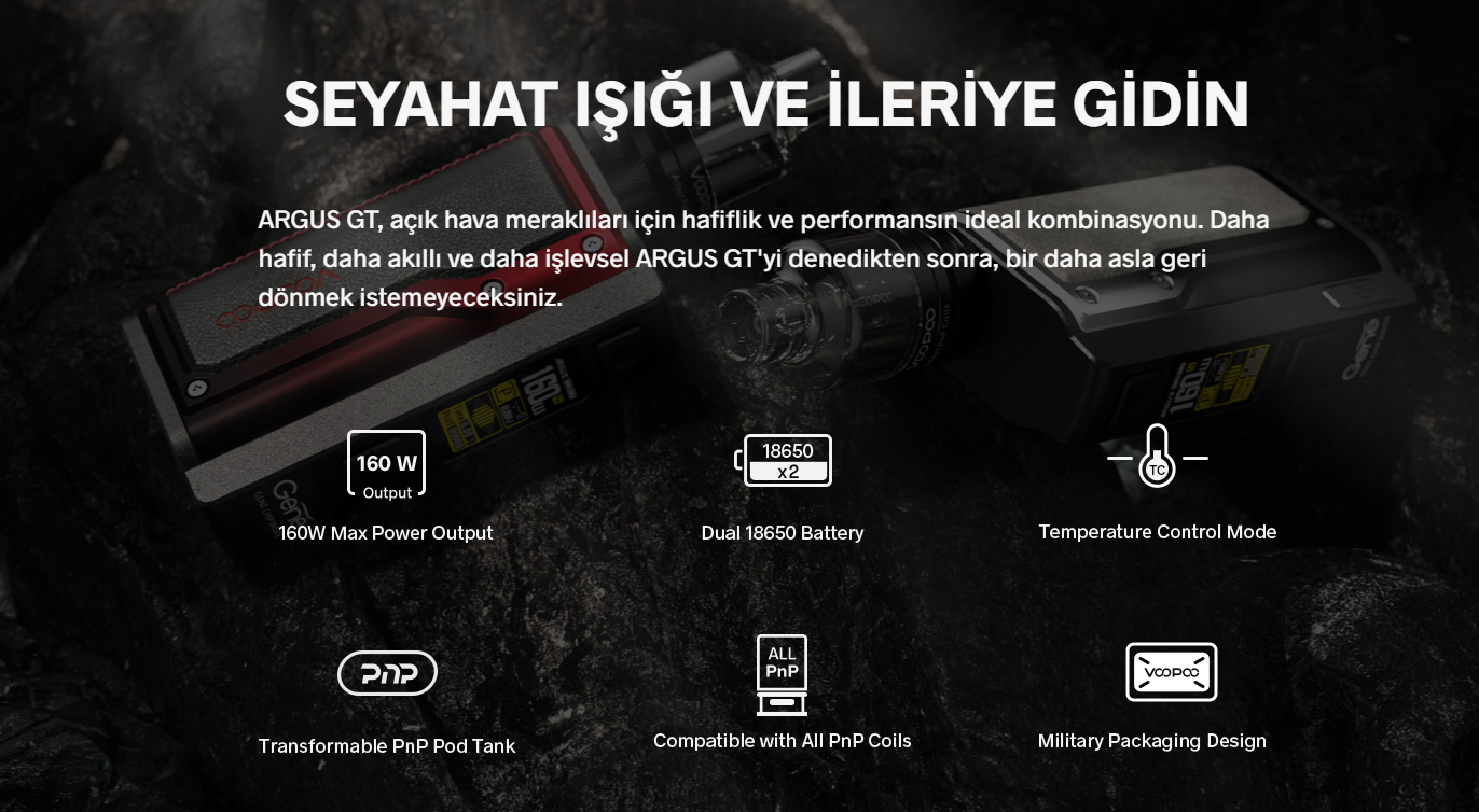 Voopoo Argus Gt 160W Pod Kit Elektronik Sigara