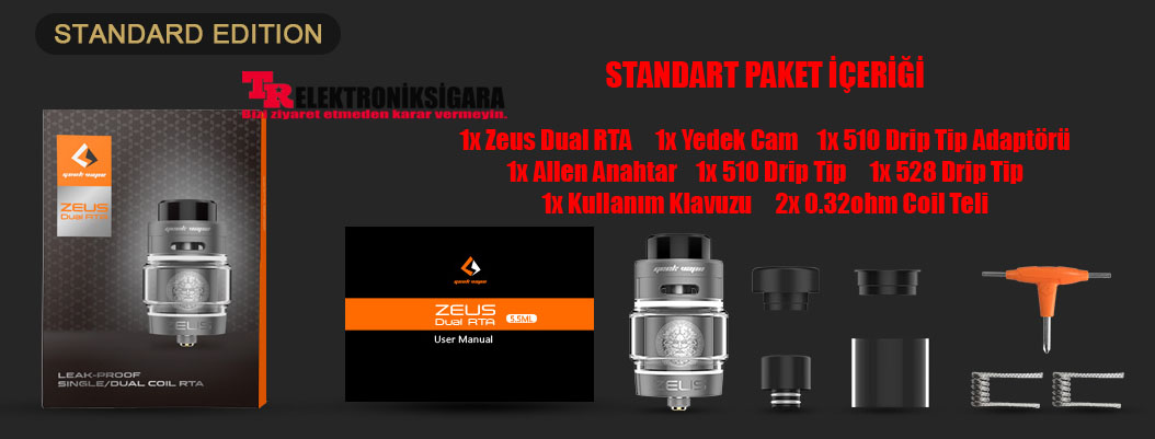 GeeKVape Zeus Dual RTA Atomizer