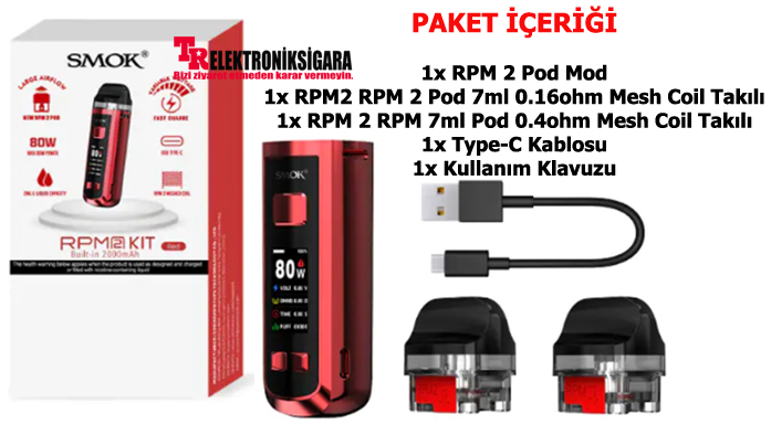 SMOK RPM 2 Pod Mod Elektronik Sigara