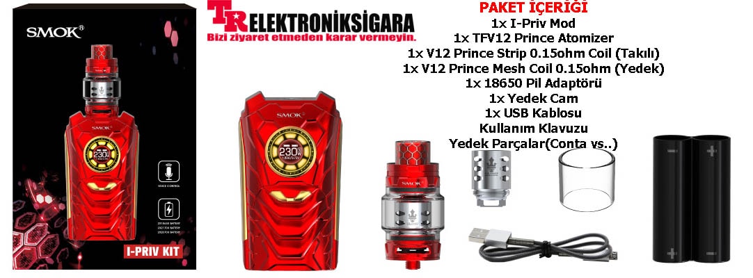 Smok I-Priv 230W Kit TFV12 Prince Tank