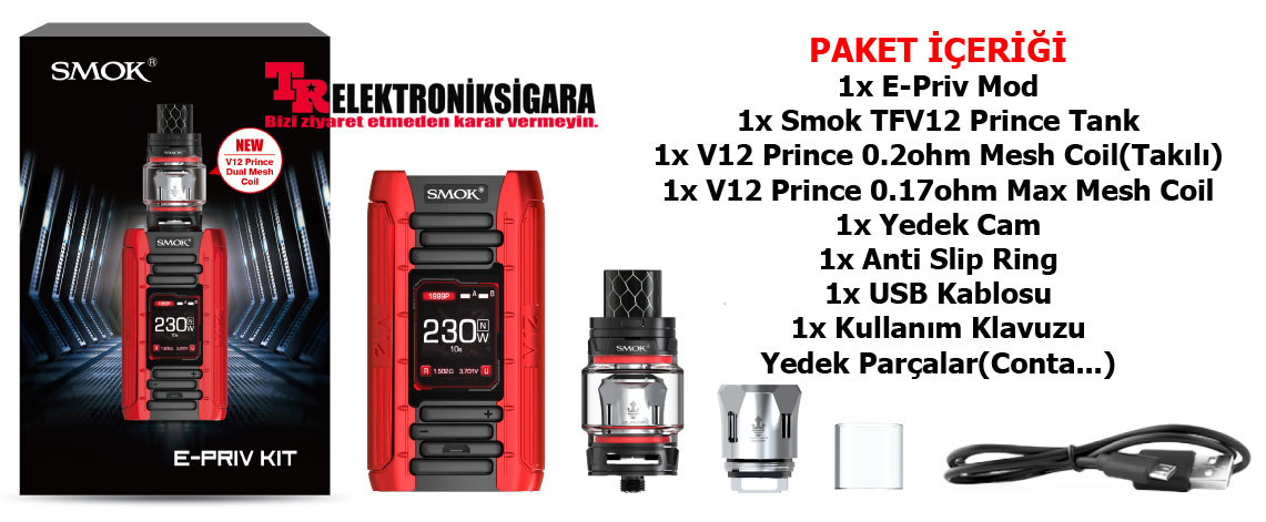 Smok E-Priv Kit 230W V12 Prince Tank