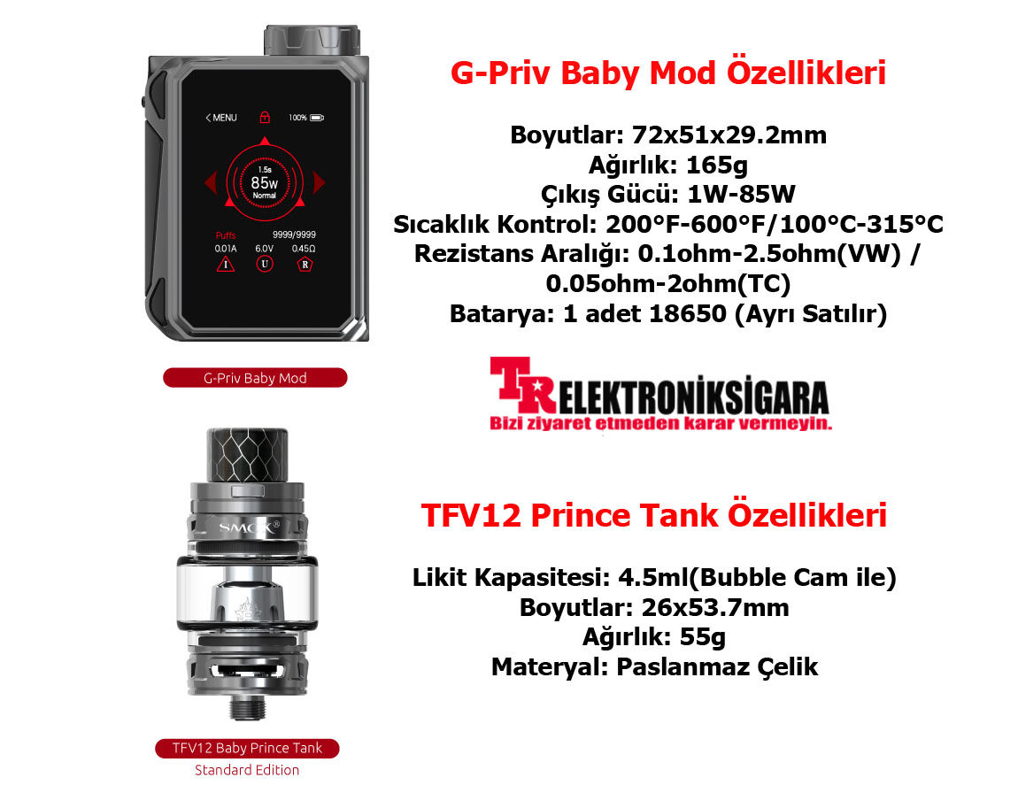 SMOK G-Priv Baby Luxe Edition 85W