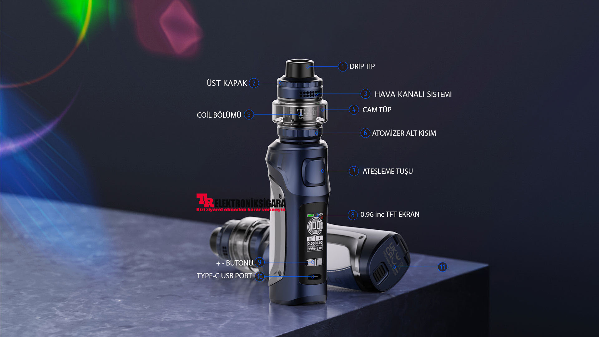 Smok Mag Solo Kit 100W Elektronik Sigara