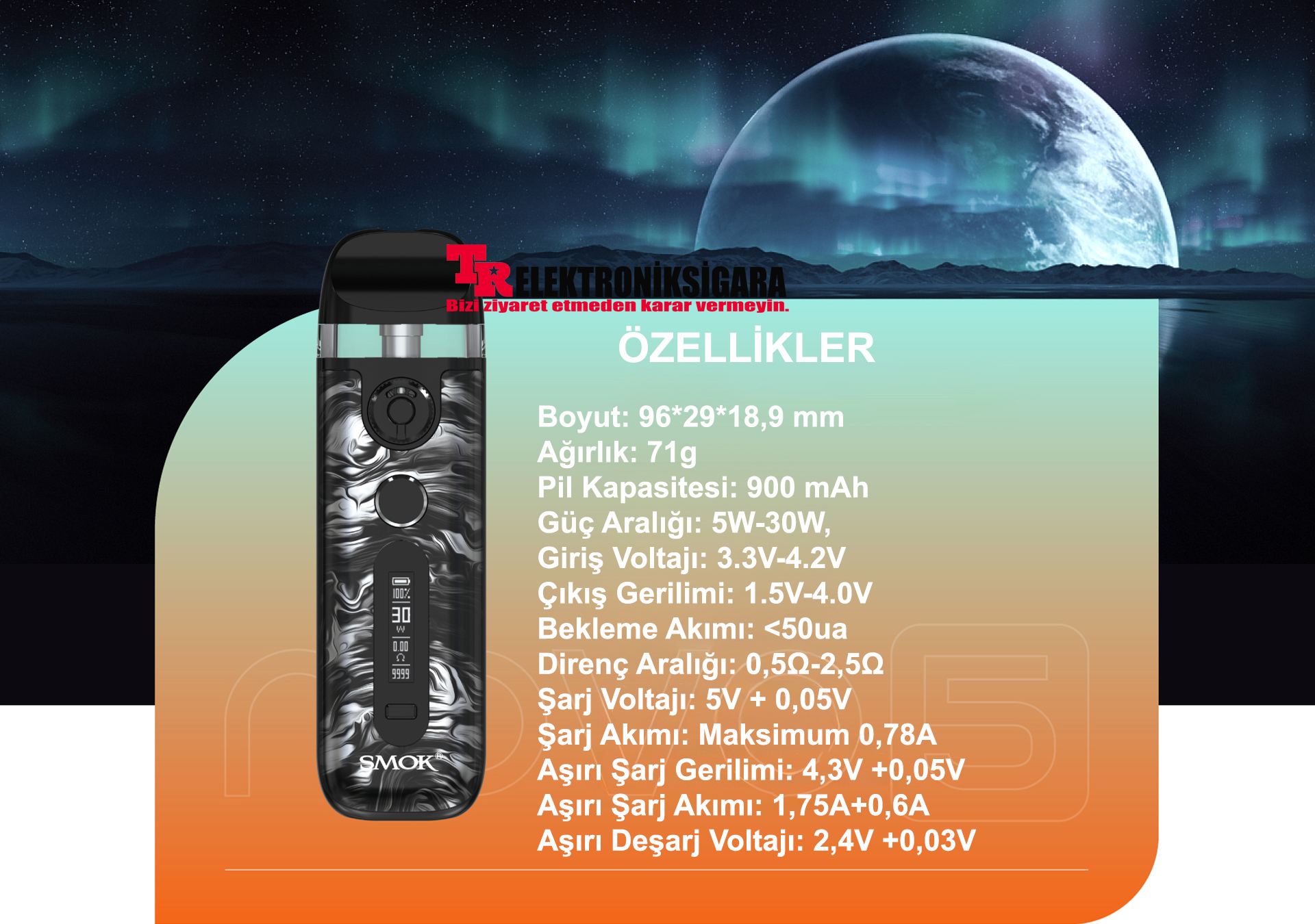 Smok Novo 5 Pod Mod Kit 30W 900mAh