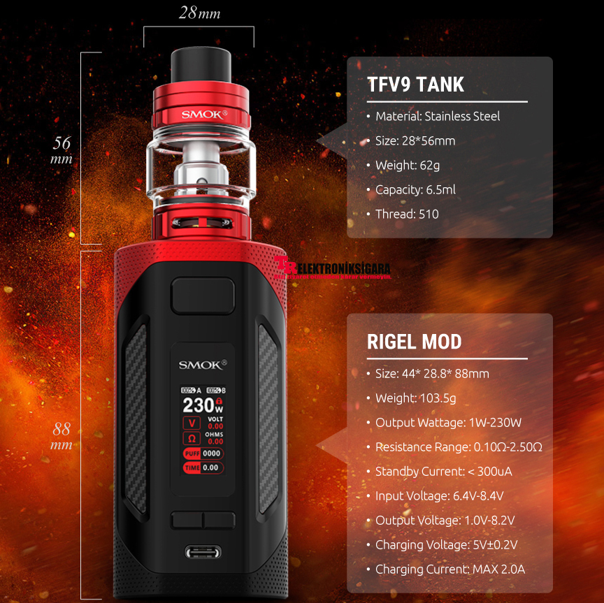 Smok Rigel 230W Kit