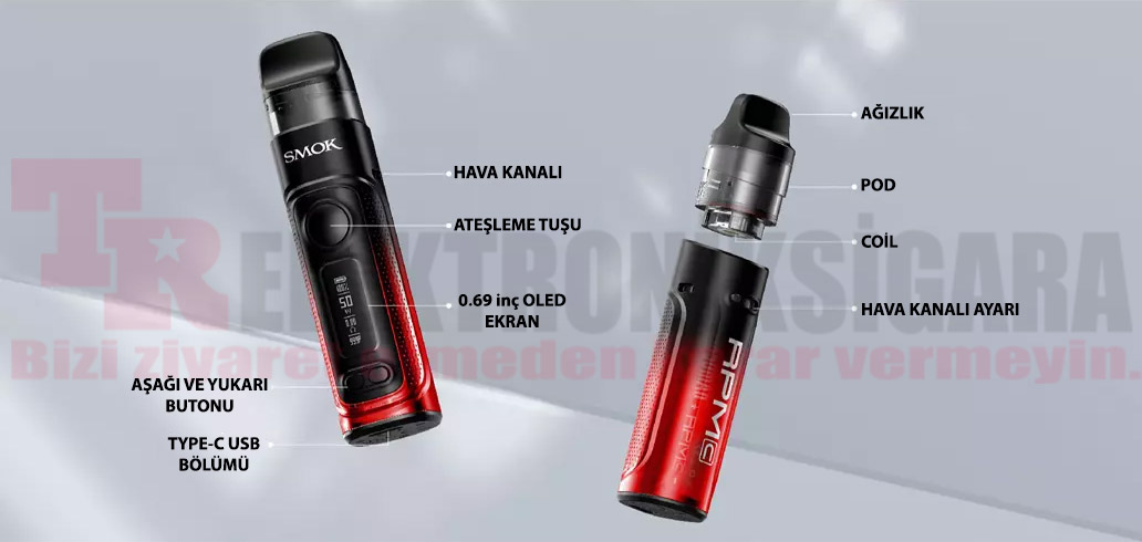 SMOK RPM C Pod Kit 50W Electronic Cigarette 1650mAh