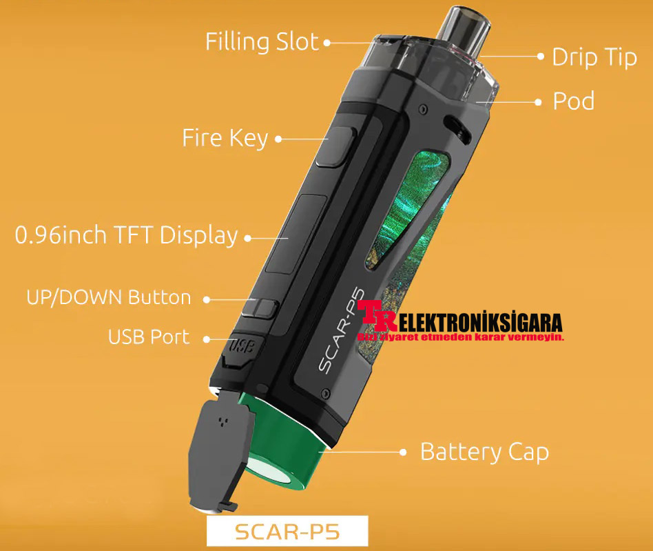 SMOK SCAR-P5 80W Pod System Starter Kit