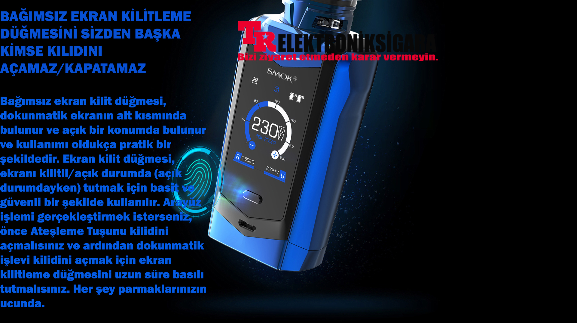 Smok Species V2 230W Kit TFV8 Baby Tank Elektronik Sigara