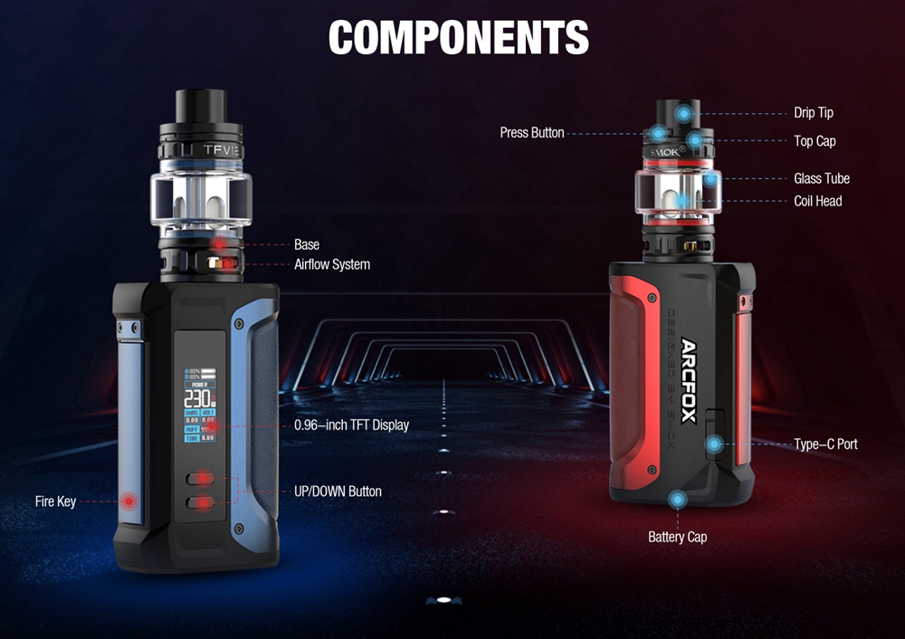 Smok Arcfox Kit 230W TFV18 Tank