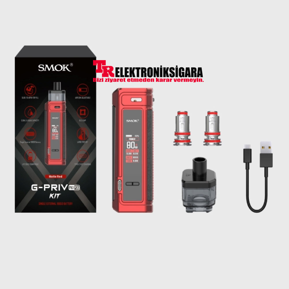 Smok G-priv Pro 80W Kit Pod Mod Elektronik Sigara