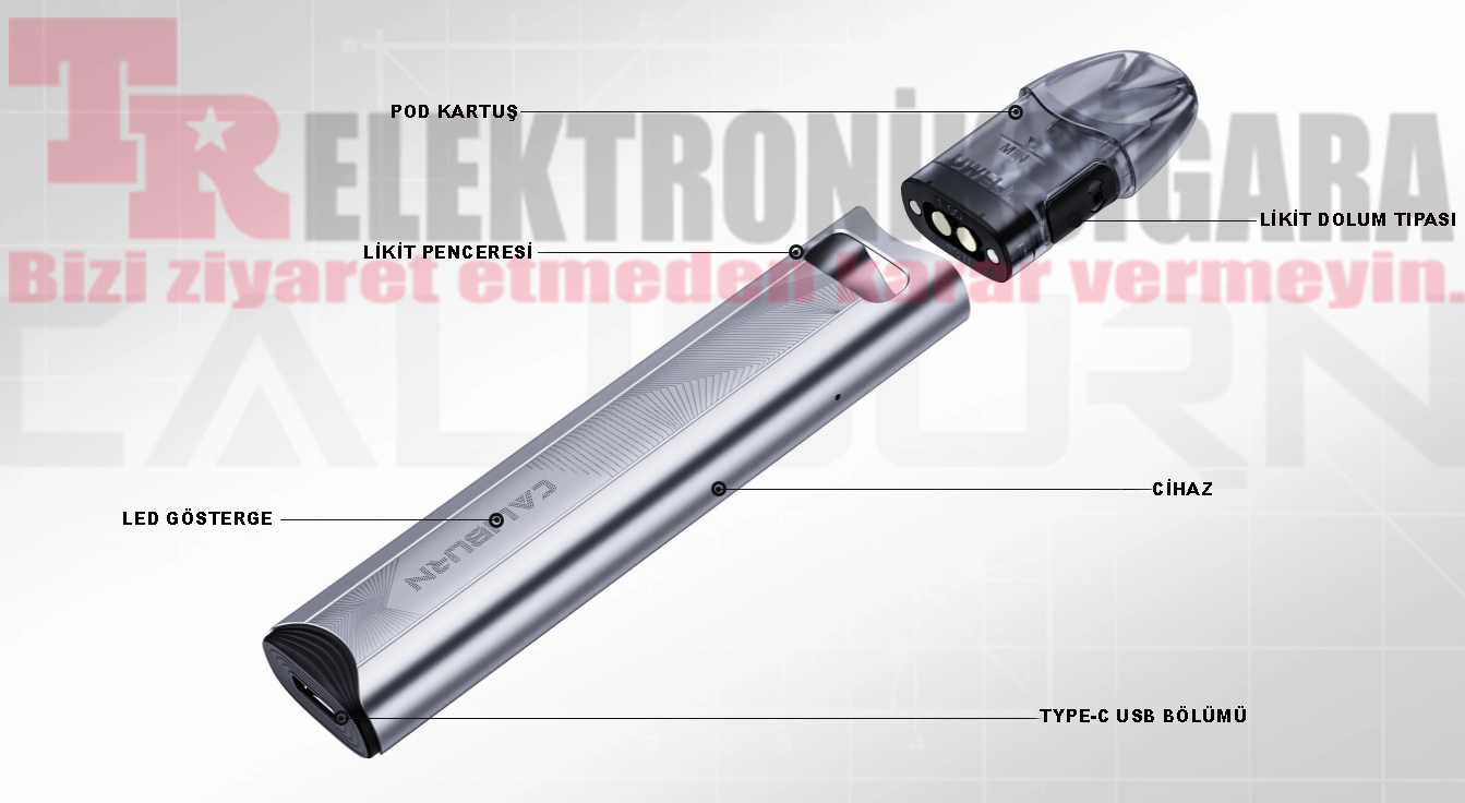 Uwell Caliburn A3S Pod Mod Elektronik Sigara