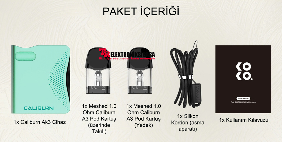 Uwell Caliburn AK3 Pod Mod E-Cigarette