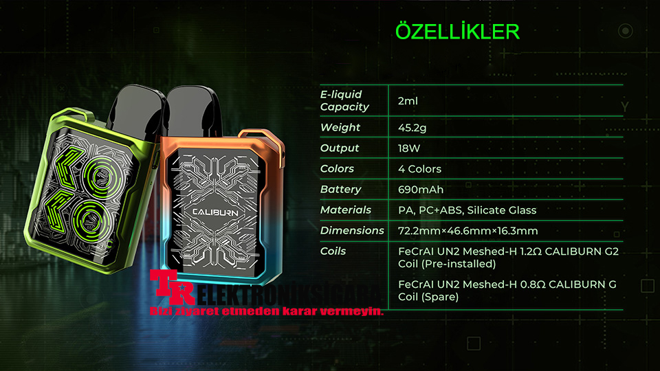 Uwell Caliburn GK2 Pod Mod E-Cigarette