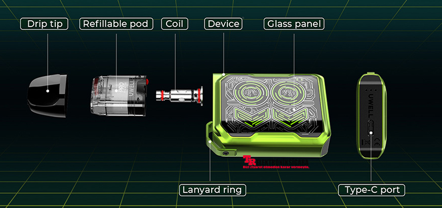 Uwell Caliburn GK2 Pod Mod E-Cigarette
