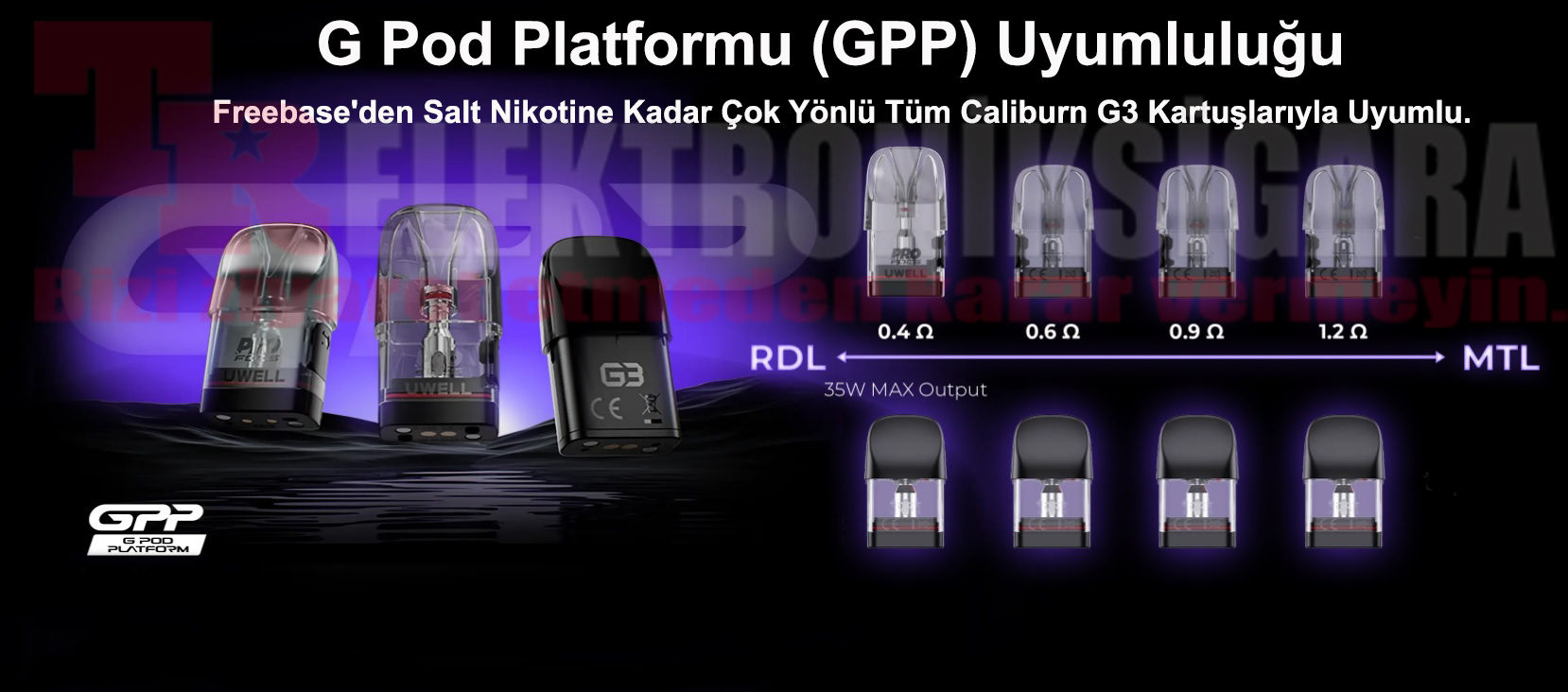 Uwell Caliburn G3 Pro KoKo Pod Mod E-Cigarette