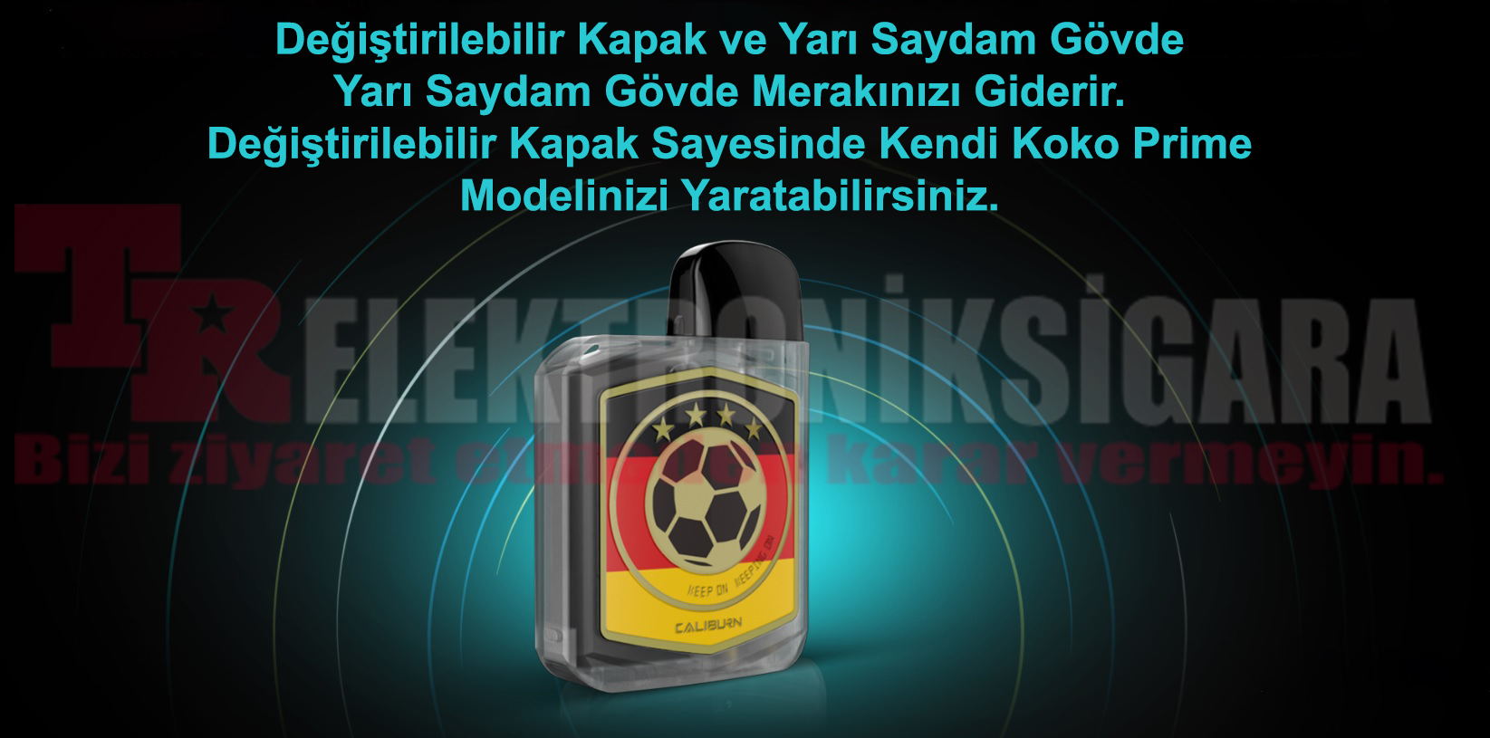 Uwell Caliburn KOKO Prime Vision Glory Pod Mod Kit Electronic Cigarette