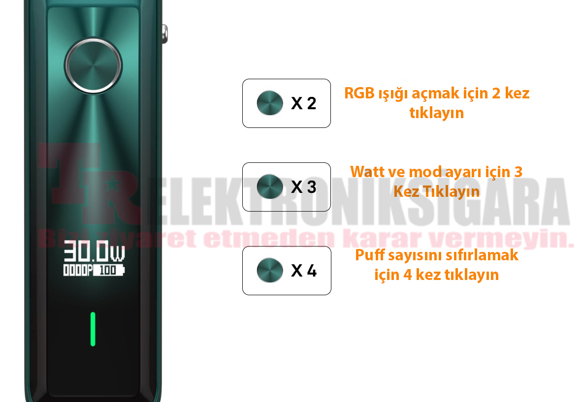 Vaporesso Xros Pro Pod Mod Kit Elektronik Sigara 1200mAh 