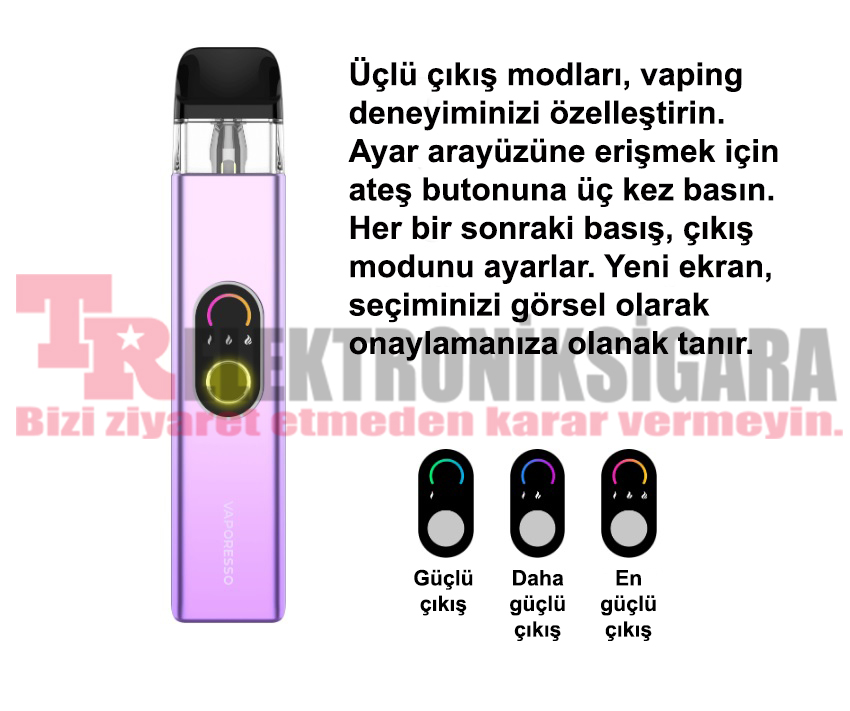 Vaporesso Xros 4 Pod Mod Kit Elektronik Sigara 1000mAh