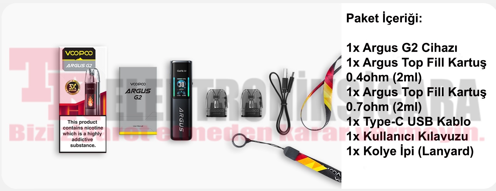 Voopoo Argus G2 Pod Kit 30W Electronic Cigarette