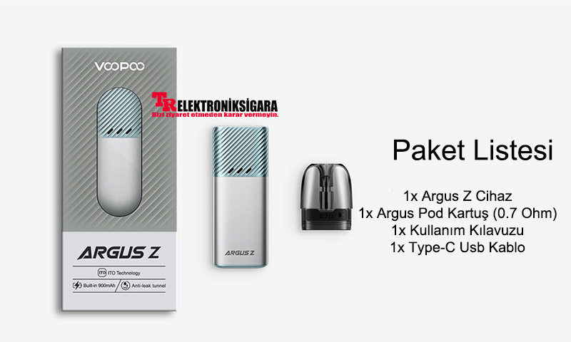 Voopoo Argus Z Pod Kit 900mAh Elektronik Sigara