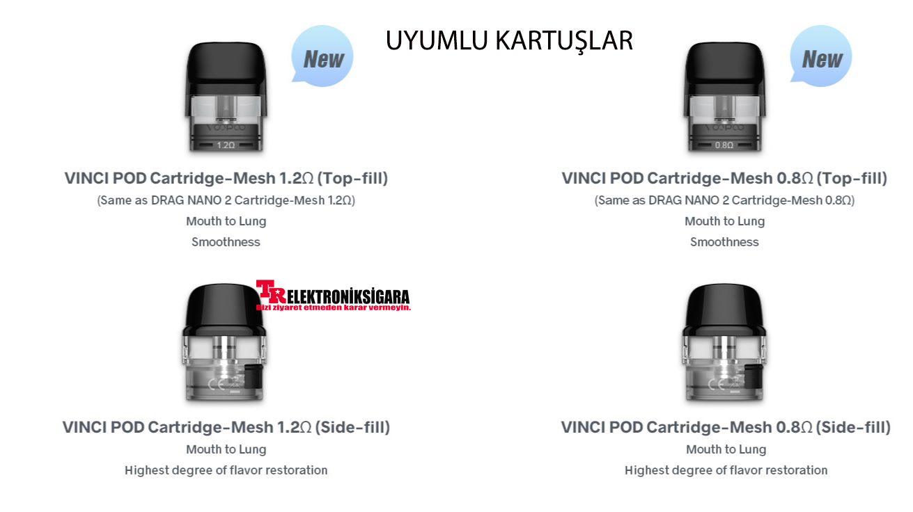 Voopoo VINCI Q Pod Kit Elektronik Sigara