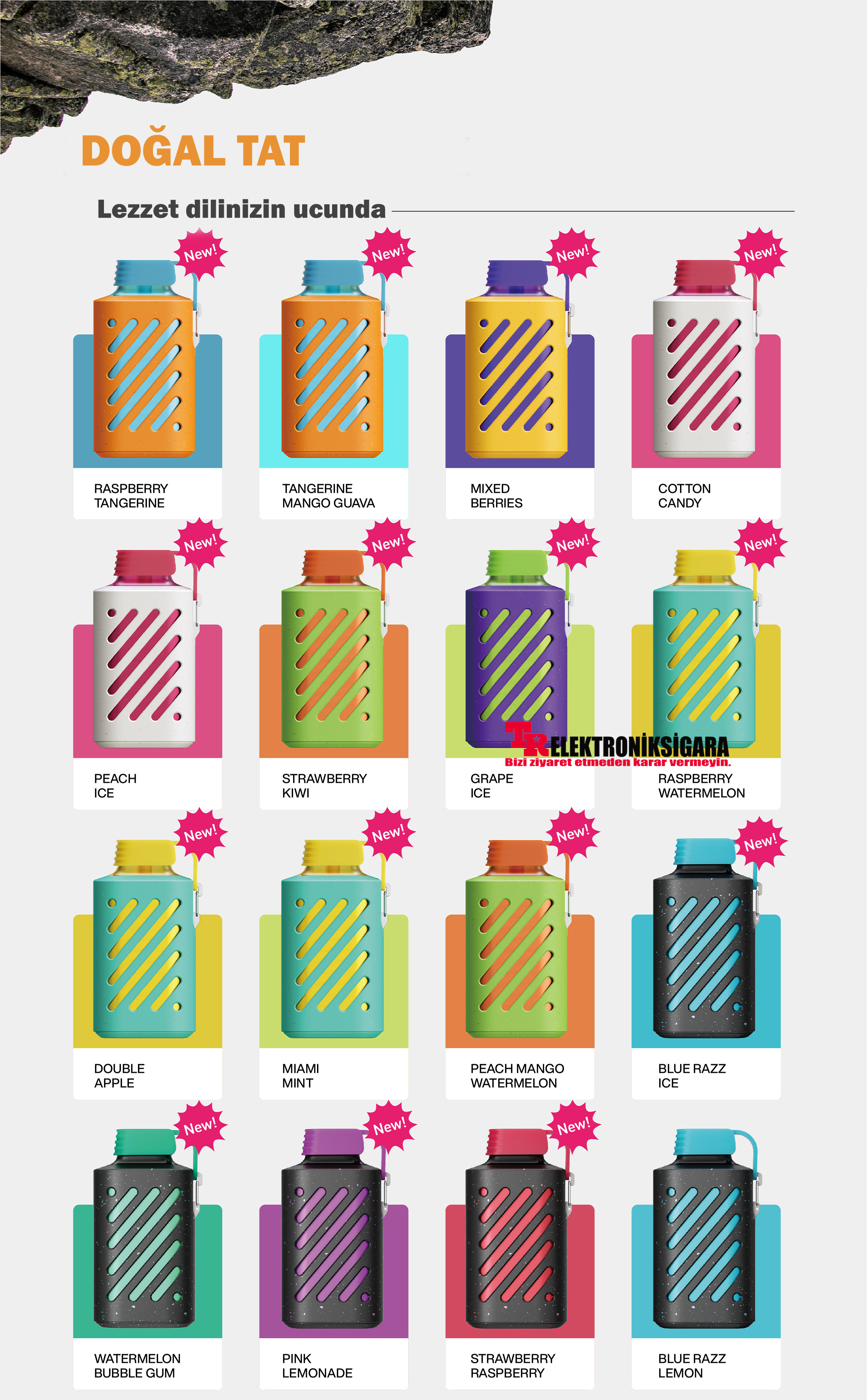 Vozol Gear 10000 Puff Bar %5 Nikotin Peach Mango Smoothie