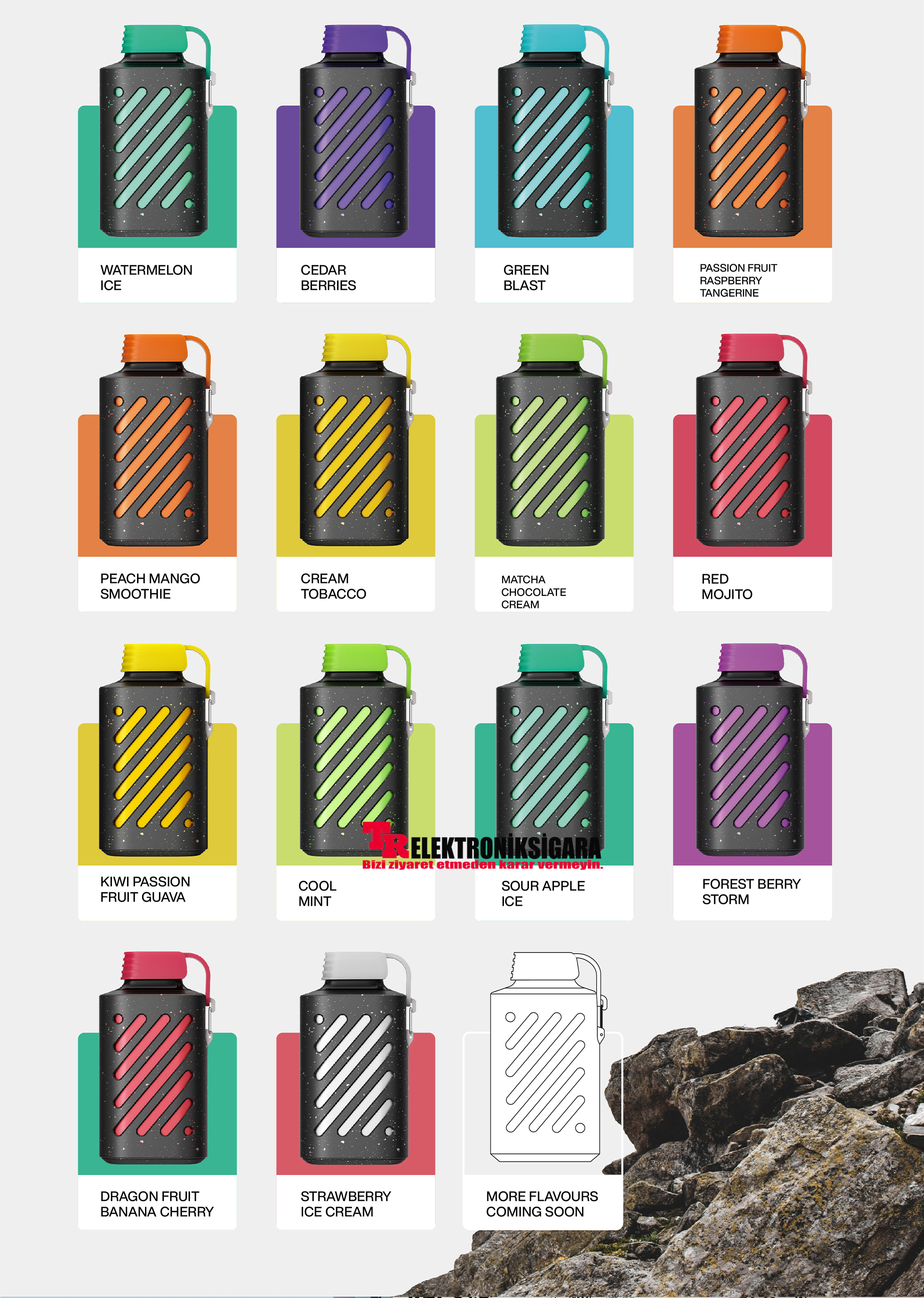 Vozol Gear 10000 Puff Bar %5 Nikotin Peach Mango Smoothie